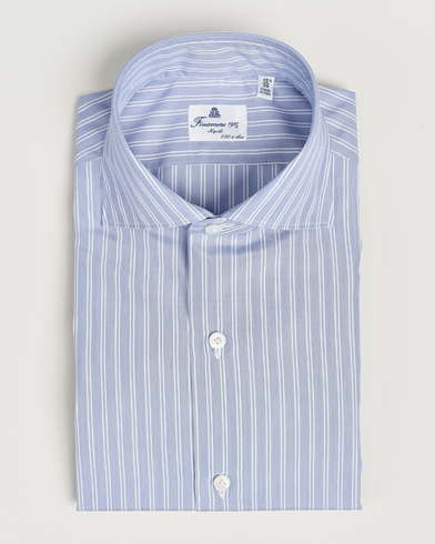 Men |  | Finamore Napoli | Milano Slim Giza 170 Dress Shirt Light Blue