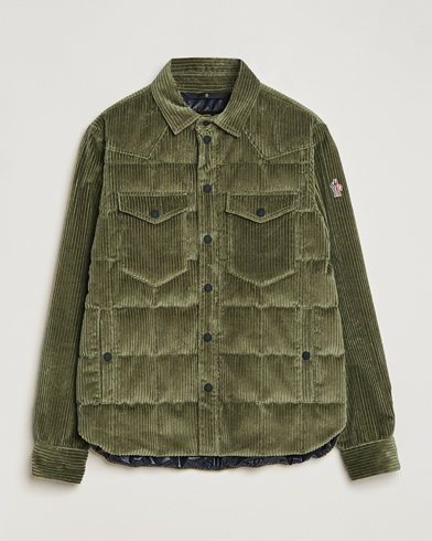 Men | Spring Jackets | Moncler Grenoble | Gelt Corduroy Shirt Jacket Olive