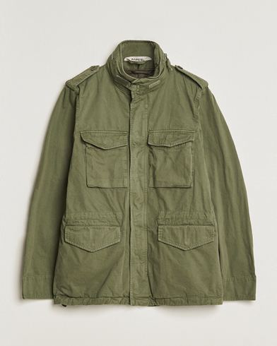 Men | Autumn Jackets | Aspesi | Lined Cotton Field Jacket Military