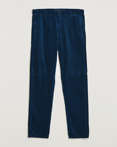 Men | Sale clothing | Aspesi | Drawstring Corduroy Trousers Navy