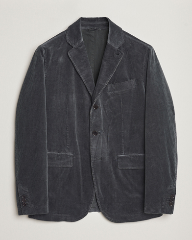Men | Sale clothing | Aspesi | Corduroy Blazer Charcoal