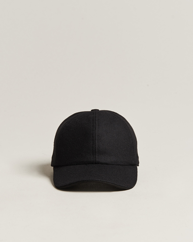 Men | Sale accessories | Eton | Wool Baseball Cap Black