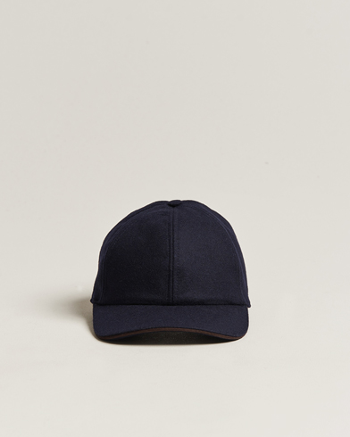 Men | Sale accessories | Eton | Wool Baseball Cap Navy Blue