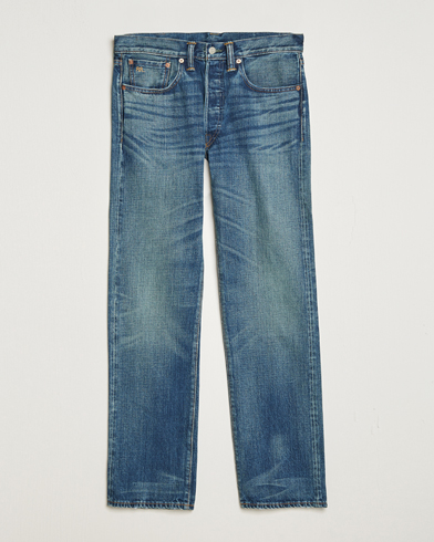 Men | Jeans | RRL | Straight Fit 5-Pocket Denim Once Washed