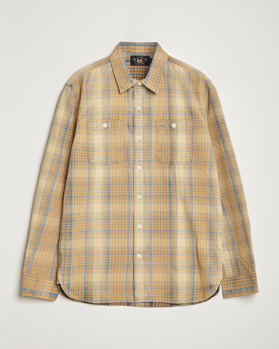 Men |  | RRL | Farrell Double Pocket Shirt Yellow Multi