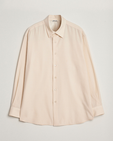 Men | Sale clothing | Auralee | Viyella Wool Shirt Ivory