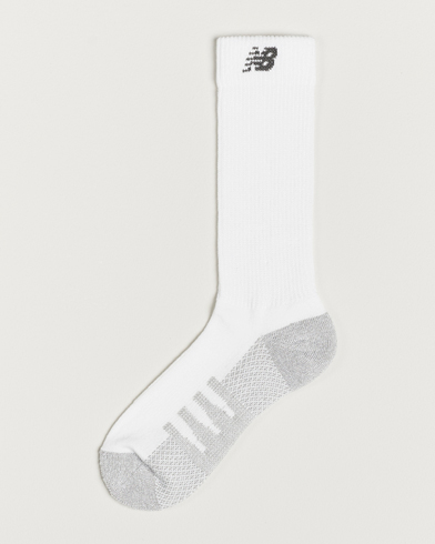 Men | Socks | New Balance Running | 2-Pack Coolmax Crew Socks White