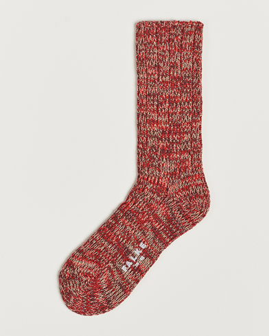 Men |  | Falke | Brooklyn Cotton Sock Red Flesh