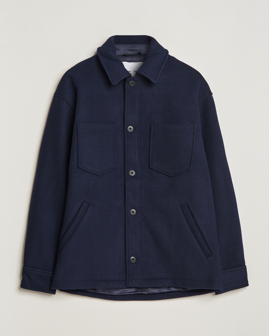 Samsøe Samsøe Pally Padded Shirt Jacket Salute Navy – Blue