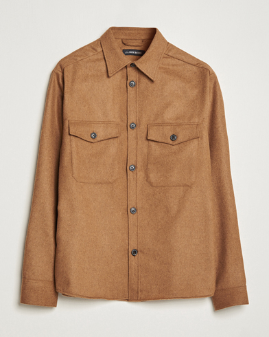 Men | Sale: 50% Off | J.Lindeberg | Flat Wool Overshirt Chipmunk
