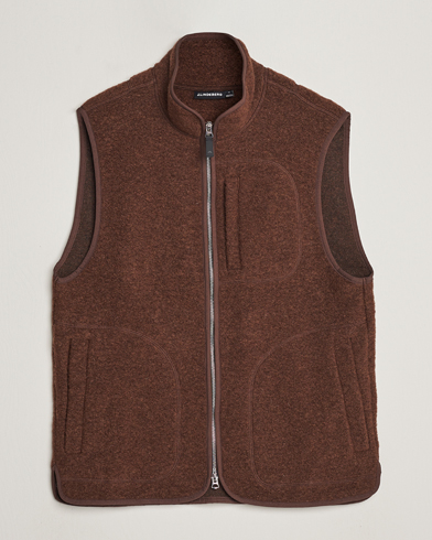 Men |  | J.Lindeberg | Duncan Wool Fleece Vest Delicioso
