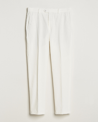 Men | Corduroy Trousers | Oscar Jacobson | Denz Corduroy Trousers White