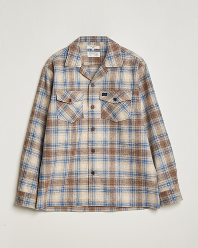 Men | Overshirts | Nudie Jeans | Vincent Wool Checked Overshirt Multi