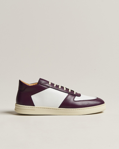 Men | Sale shoes | CQP | Cingo Leather Sneaker Eggplant/White