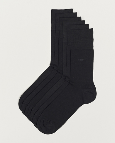 Men | CDLP | CDLP | 6-Pack Cotton Socks Black