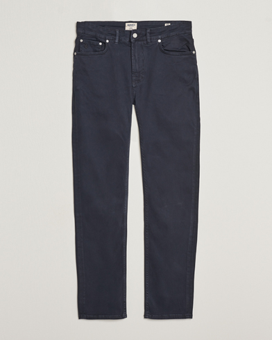 Men | Casual Trousers | Morris | James Brushed 5-Pocket Pant Blue