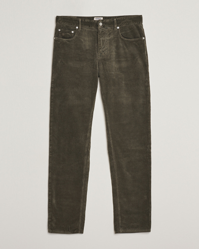 Men | Corduroy Trousers | Morris | James Corduroy 5-Pocket Pant Olive