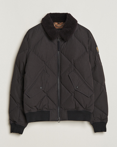 Men | Coats & Jackets | Belstaff | Hawkridge Padded Sherling Jacket Black