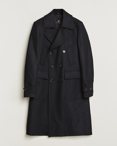 Men | Coats | Belstaff | Milford Wool Coat Black