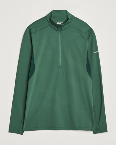 Men | Sweaters & Knitwear | Arc'teryx | Rho Hybrid Half-Zip Boxcar Green