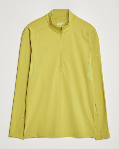 Men | Sweaters & Knitwear | Arc'teryx | Rho Hybrid Half-Zip Lampyre Yellow