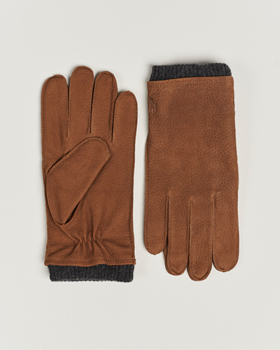 Men |  | Polo Ralph Lauren | Leather Gloves Tan