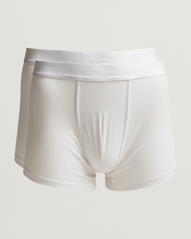 Men |  | Zegna | 2-Pack Stretch Cotton Boxers White