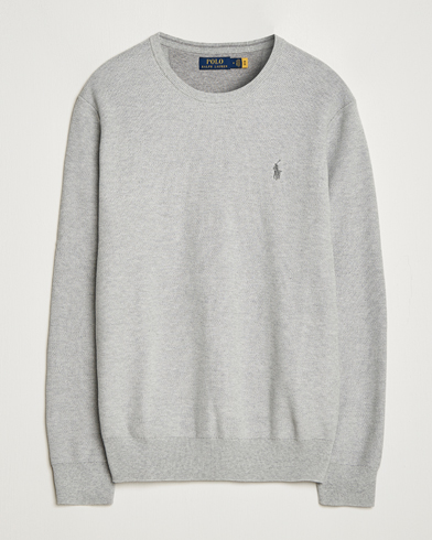 Men | Sale: 30% Off | Polo Ralph Lauren | Textured Crew Neck Sweater Andover Heather