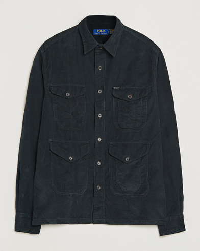 Men |  | Polo Ralph Lauren | Corduroy Pocket Overshirt Black