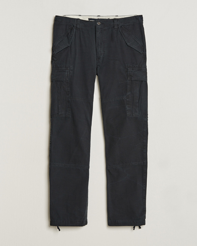 Men | Sale: 30% Off | Polo Ralph Lauren | Slub Canvas Cargo Pants Black