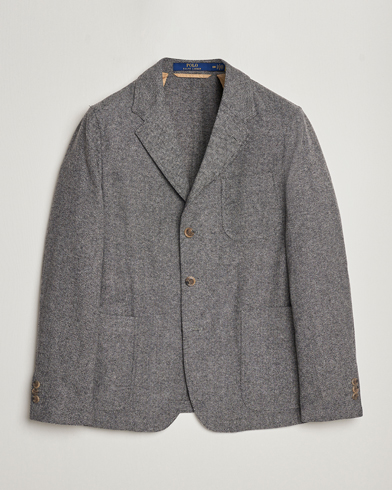 Men | Ralph Lauren Holiday Dressing | Polo Ralph Lauren | Classic Herringbone Sportcoat Black/Cream