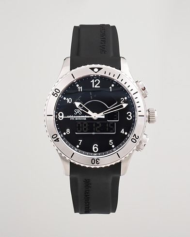 Men | Pre-Owned & Vintage Watches | Sjöö Sandström Pre-Owned | UTC Skydiver 017401 Steel Black