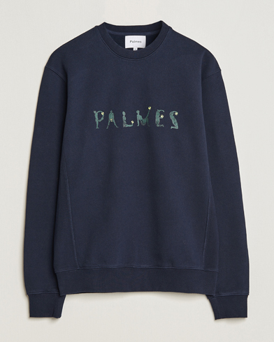 Men | Palmes | Palmes | Letters Crewneck Sweatshirt Navy