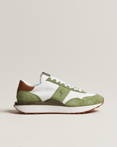 Men | Sale shoes | Polo Ralph Lauren | Train 89 Running Sneaker White/Olive