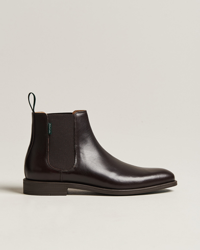 Men | PS Paul Smith | PS Paul Smith | Cedric Leather Chelsea Boot Dark Brown
