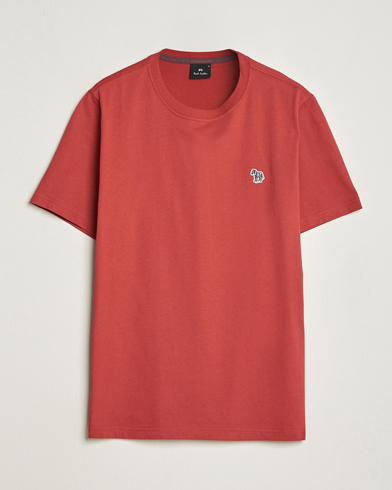 Men |  | PS Paul Smith | Organic Cotton Zebra T-Shirt Dark Red