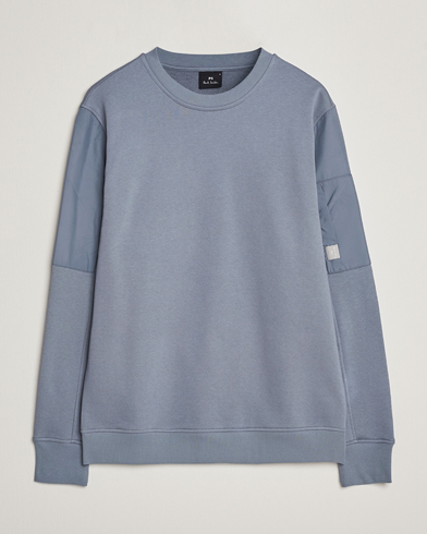 Men | Paul Smith | PS Paul Smith | Organic Cotton Sweatshirt Washed Blue