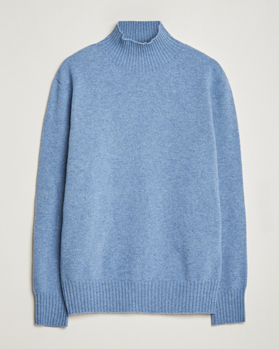 Men | Sweaters & Knitwear | NN07 | Clark Brushed Polo Dust Blue