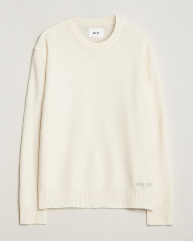 BOSS ORANGE Kanovano Knitted Sweater Open White at
