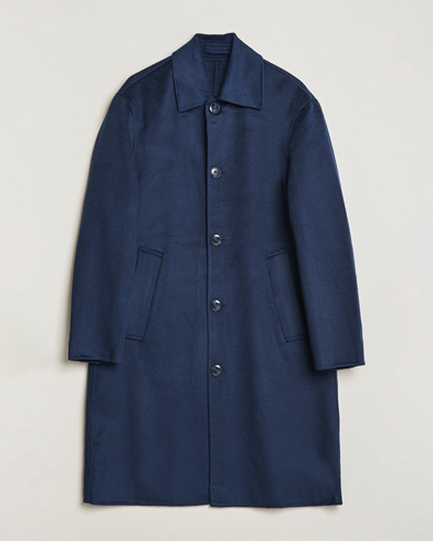 Men | Coats | NN07 | Franco Wool Coat Navy Blue