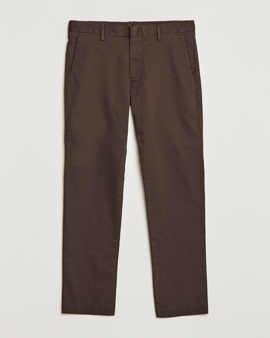 NN07 Theo Regular Fit Chinos Demitasse Brown – Brown