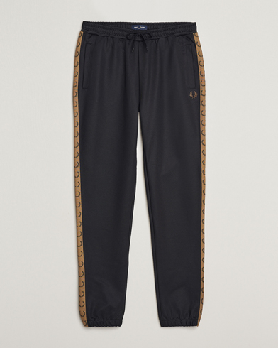 Men | Fred Perry | Fred Perry | Taped Track Pants Black
