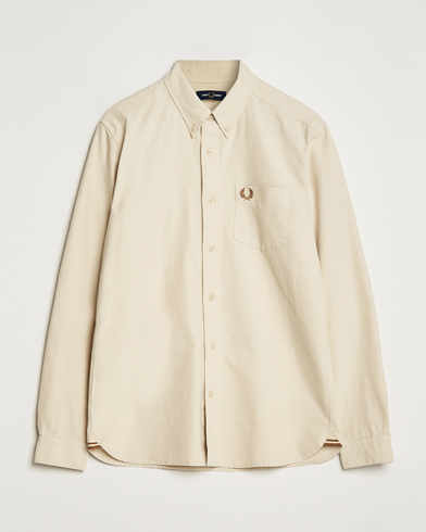 Men | Oxford Shirts | Fred Perry | Oxford Shirt Oatmeal