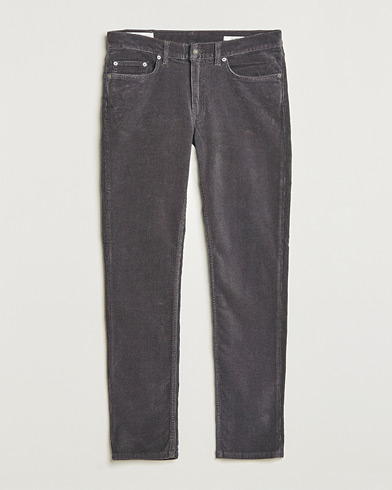 Men | Corduroy Trousers | GANT | Cord 5-Pocket Jeans Antracite