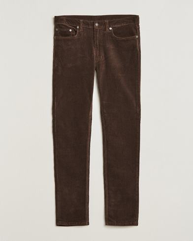 Men | Corduroy Trousers | GANT | Cord 5-Pocket Jeans Rich Brown