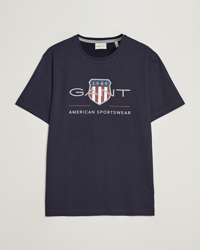 Men | Sale: 20% Off | GANT | Archive Shield Logo T-Shirt Evening Blue