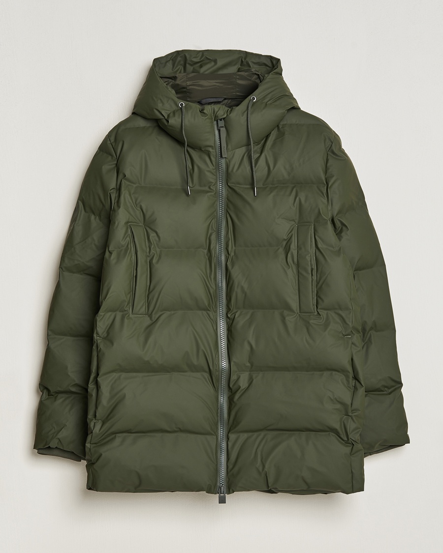 Grey Padded Down Coat