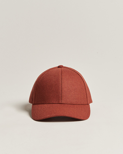Men | Varsity Headwear | Varsity Headwear | Flannel Baseball Cap Coppo Orange