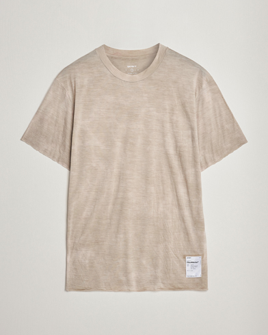 Men | T-Shirts | Satisfy | CloudMerino T-Shirt Sun Bleached Greige