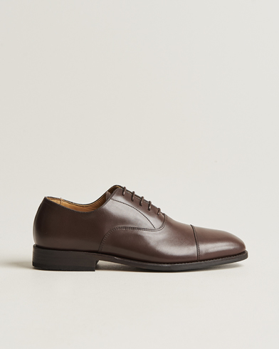 Men | Shoes | Myrqvist | Äppelviken Oxford Dark Brown Calf
